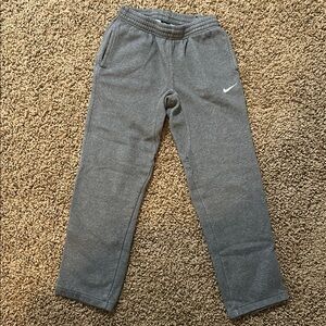 Nike Gray Sweatpants Relaxed Fit Fleece